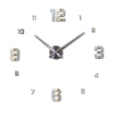 Neue Echtmetall 3D DIY Acryl Spiegel Wanduhr Uhren Hauptdekoration Moderne Nadel Quarz Aufkleber
