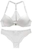 Hot Sale 8 Color Sexy Elegant ABC Cup Bra and Panty Set Women Bras Sets  Lady Underwear Push Up Lingeries Brief Thong