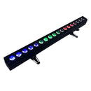 The Lumina Prime | 18x18W RGBWA+UV 6-in-1 DMX Wall Wash Bar for Stages & Events
