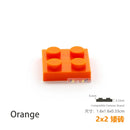 30pcs/lot DIY Blocks Building Bricks Thin 2X2 Educational Assemblage Construction Toys for Children Size Compatible With 3022