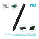 HUION PEN80 Graphic Tablets Pen Digital Pen Rechargeable Pen Black--P80