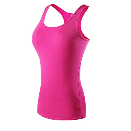 Women Fitness Sport Yoga Shirt , Sleeveless Sportswear GYM Blouses Running Vest Workout Crop Top Female T-shirt