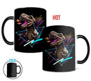 king lion Wolf Color Changing Mug Magic Heat Sensitive Tea Cup Coffee Mug Gift Mug for Your Kids or Your Friends Free Shipping