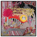 Luxury Brand Scarf 130cm Bandanna Incanto Amity Twill 100% Silk Scarf Women Square Scarves Kerchief For Ladies Fashion Shawl