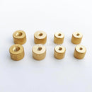 25pcs Brass Copper Cylindrical Adjusting Knurled Thumb Nut Pinapple Pattern Thumbnut for Air Water Cooling Fan PC Case Model DIY