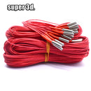 12V/24V 40W 50W Ceramic Cartridge Heater 6*20mm 1M /2M Cable 3D Printer Print Head Induction Heater Heating Tube element