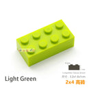 10pcs/lot DIY Blocks Building Bricks Thick 2X4 Educational Assemblage Construction Toys for Children Size Compatible With Brand