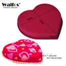 WALFOS 3D Handgemachte Runde Silikon-Kuchenform 3 Cupcake Gelee Pudding Keks Mini-Muffin Seifenform DIY Backwerkzeuge