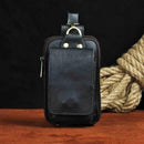 Modische kleine Bauchtasche aus Leder mit Haken für den Sommer, Zigarettenetui, 6-Zoll-Handytasche, Gürteltasche 1609