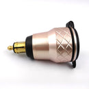 Buendeer For BMW R1200GSA R1200GS Hella DIN Plug Aluminum Dual USB Port Charge Mobile Phone Motorcycle Cigarette Lighter Adapter