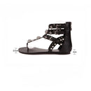 Gladiator Sandals Roman Style Fashion Cross Skull Flip Flops Women Flat Sandals Zapatos De Mujer Free Shipping