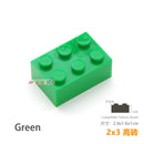 10pcs/lot DIY Blocks Building Bricks Thick 2X3 Educational Assemblage Construction Toys for Children Size Compatible With Brand