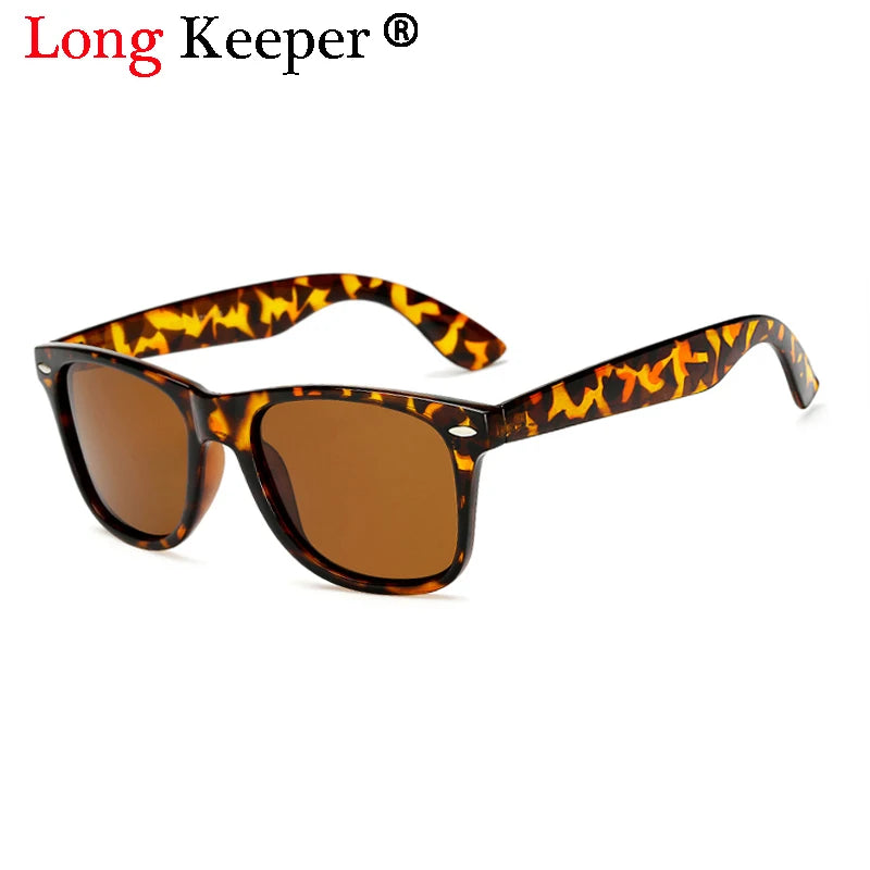 Long Keeper Brand Mens Polarized Sunglasses Women Square Mirror Sun Glasses Male Driving Classic Unisex gafas Gafas UV400