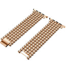 Armband für Apple Watch 38mm 40mm 42mm 44mm 41mm 45mm 49mm Perlen Metallarmband iWatch Armband Serie 3 4 5 6 7 SE 8 Ultra