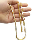 5mm Men's Hip Hop Bling Bling Iced Out Tennis Chains 1 Row Necklaces Bracelet Crystal Luxury Gold Silver Color Men Chain Jewelry