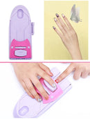 Nail Art DIY Pattern Printing Manicure Machine with 6pcs Metal Stamp Stamper Nail Tools Color Draw Polish Nail Printer Tool