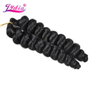 Lydia 1PCS Loose Wave To Braid No Weft Nature Black 1B
