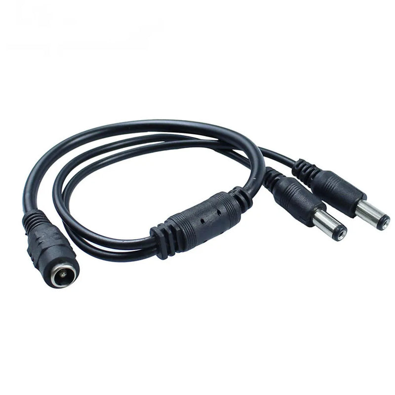 DC 12V 1 Female 2 3 4 8 Male Way Y Splitter Cable 5.5*2.1mm Female Male Extend Power Cord For CCTV Camera Home Appliance LED