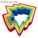 7 shape biscuits cake dessert shape food grade plastic mold cut chocolate jelly pudding mousse ring cut mold modeling gadget