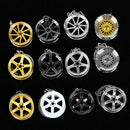 Wheel Rim Hub Tuning Mini Keychain Key Chain Keyring Key Ring Pendent JDM Hellaflush Zinc Alloy Car Truck TE37 CVT MB Design