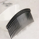 New Arrivals Teeth Inserted Comb DIY Hair Accessories Hair Combs Supplies Steel Plate Iron Silver Hair Tool