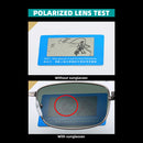 VIVIBEE Klassische Herren-Sonnenbrille im Rechteck-Stil, polarisiert, Retro-Quadrat, polarisierende Sonnenbrille für Herren, UV400-Brille