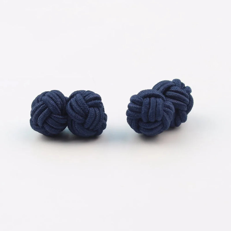 Mens Cuff Links Fashion Men's Shirt Cufflinks Trade Mixed Solid Colors DIY Braided Wire Buckle Cuff Link