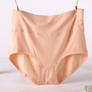 Q001 4Pcs/Lot Hot Sale Big Size 6XL Panty Solid High Waist Underwear Women Panties Soft Viscose Lingerie Briefs