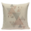 2021 Nordic Pop Geometry Cushion Cover Home Decorative Pillows Animals Car Sofa Throw Pillows Linen Print Custom Pillowcase