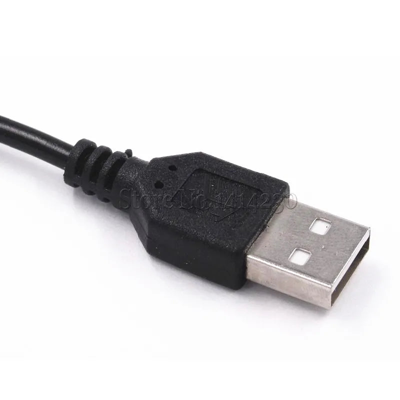 Type A Male USB Turn to DC Power Male Plug Jack Adapter 90 Degree Male 3.5mm x 1.35mm Power Converter Cable Cord USB to 3.5*1.35