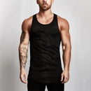 Muscleguys Men's Mesh Tank Tops Fitness Clothing 2023 Summer Muscle Vest Gyms Stringer Tanktop Canottiere Bodybuiding Sleeveless