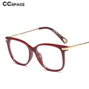 45806 Retro Anti Blue Light Square Cat Eye Glasses Frames Men Women Optical Fashion Computer Glasses
