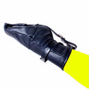 camaTech BDSM Feet Hoof Binder Harness Cuff Leather Socks Booties Bondage Restraint Foot Booties with Zipped Straps Roleplay Toy