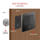 KAK 2.8" LCD Screen Electronic Door Viewer Bell IR Night Door Camera Photo Recording Digital Door Viewer Smart Peephole Doorbell