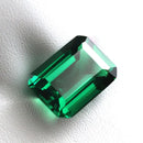 CSJ Created Emerald Loose Gemstone Emerald Cut Nano Emerald For Silver Mounting Rings Diy Jewelry  Fine Cutting