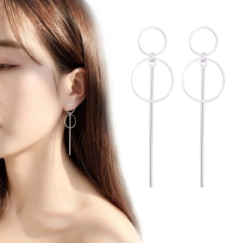 Pendientes Mujer Moda 2020 Fashion Jewelry  Long Korean Earrings Boucle d'oreille Femme Brincos BTS Earrings For Women