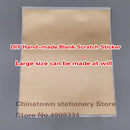 5pcs/Bag scratch stickers 200mm*270mmgold Silver rosegold for password cover family game wedding information stickers