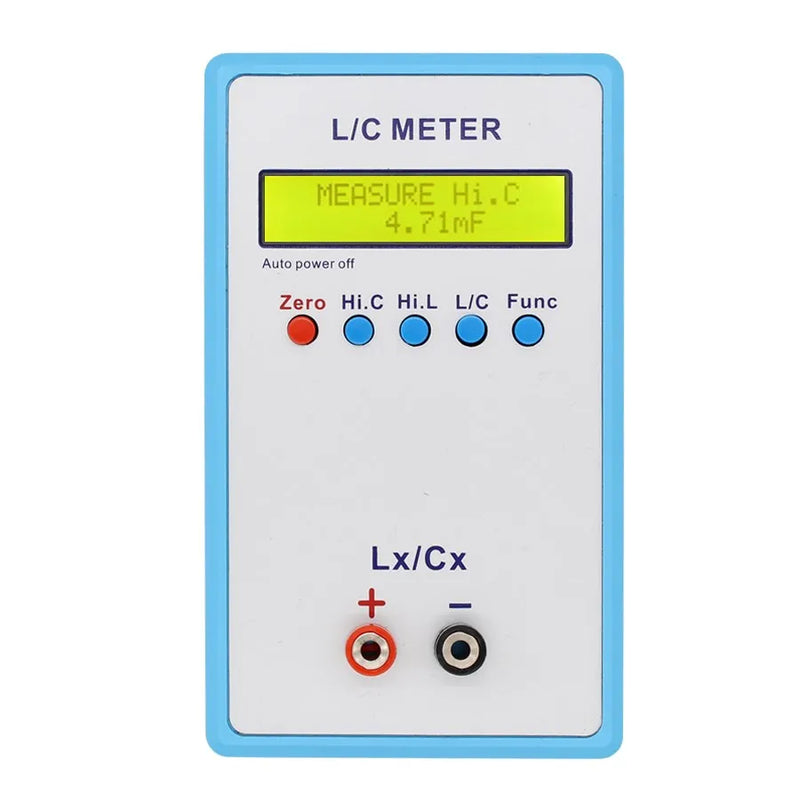JUNTEK LC-200A Digital LCD Capacitance  Inductance Meter  LC Meter 1pF-100mF 1uH-100H