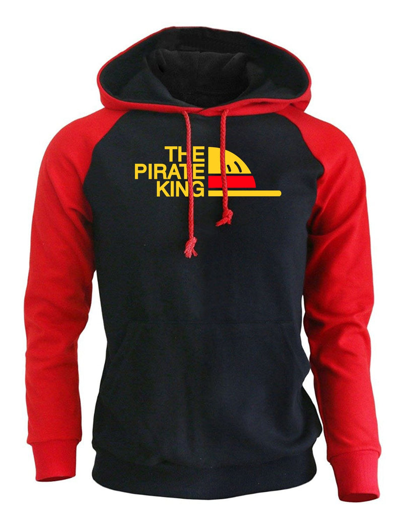 THE PIRATE KING Streetwear Hoodies For Men 2018 Autumn Winter Fleece Sweatshirt Loose  Anime Harajuku Men&