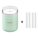 280ML Air Humidifier LED Candle Ultrasonic Cool Mist Essential Oil Diffuser USB Aroma Lamp Car Purifier Fogger Mist Maker
