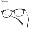 45806 Retro Anti Blue Light Square Cat Eye Glasses Frames Men Women Optical Fashion Computer Glasses