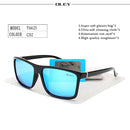 OLEY Polarisierte Herren Sonnenbrillen Marken-Designer Retro Quadratische Sonnenbrille Accessoires Unisex Fahrbrille Oculos de Sol Y6625