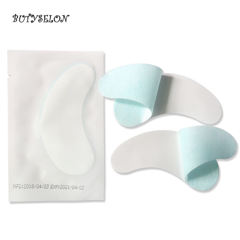 50/100/200 Pairs Under Eye Pads New Design Eye Gel Patches Lint Free Eyelash Pad for Lash Extensions Beauty Eyes Makeup Tools