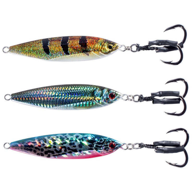 Bassdash Vertical Jigs Slow Jigging Lures Long Casting Jerkbaits 100/150/200 Grams, for Saltwater Freshwater Fishing 1 pcs