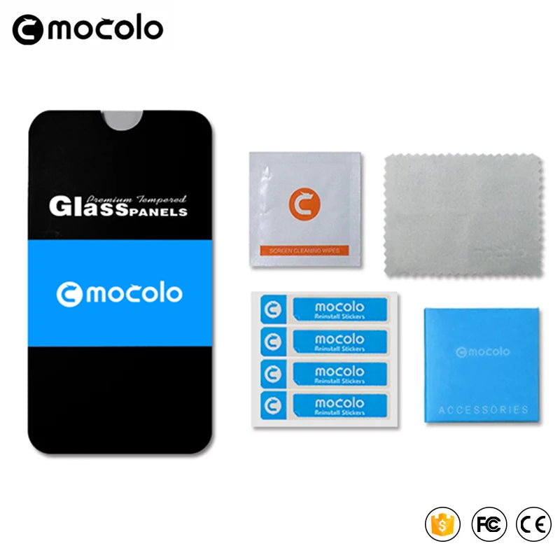 Mocolo Full Screen Tempered Glass Film On For Samsung Galaxy A22 A22s A23 A32 A33 A34 A35 5G 4G A 23 33 34 35 32 22s Protector