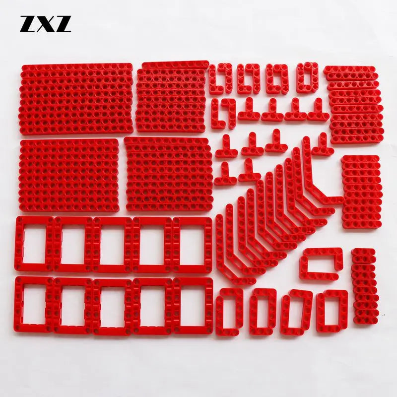 Hot Sales Technical Parts Liftarm Beam 12 Sizes Mixed MOC Bricks Building Blocks DIY Toys for Kid Boys Bulk Set 120pcs