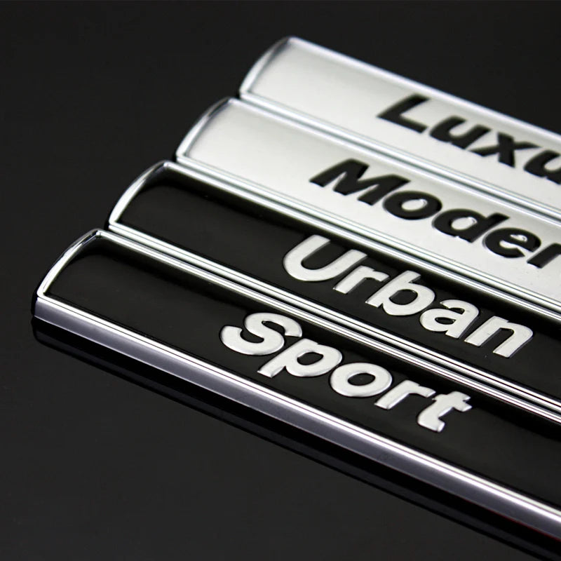 New Luxury Modern Urban Sport Refit Car Auto Fender Tailgate Emblem Badge Sticker for BMW E36 E30 E34 E39 E46 E60 E90 F10 F30