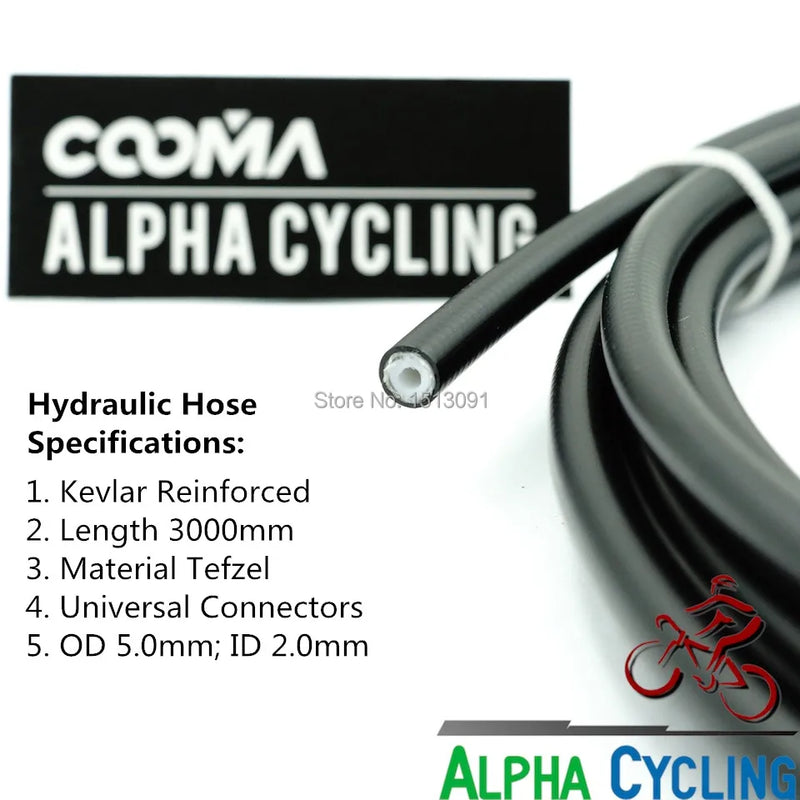 Bicycle Bike Hydraulic Hose, 5.0mm Outside Diameter; Professional Brake Hose, 3 Meters per Order