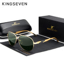 KINGSEVEN Marken Design Aluminium Herren Sonnenbrillen Polarisierte High Definition Gläser Autofahren Spiegel Sonnenbrillen Damen Gafas De Sol