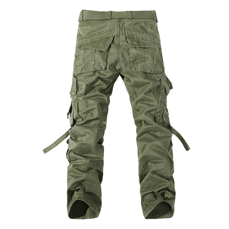 Top quality men military camo cargo pants leisure cotton trousers cmbat camouflage overalls 28-40 AYG69